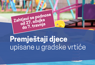 Počinju tzv. nulti upisi - podnošenje zahtjeva za prijelaz djece iz jednog u drugi gradski vrtić