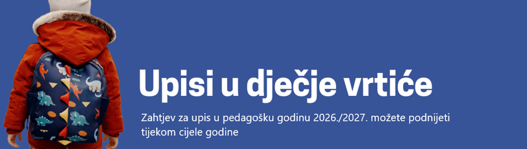 Upisi u gradske vrtiće